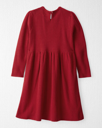 Filles - Robe chandail tricot en coton biologique, 