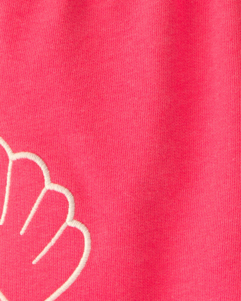 Toddler Girl Shell French Terry Shorts - Orange, image 4 of 5 slides