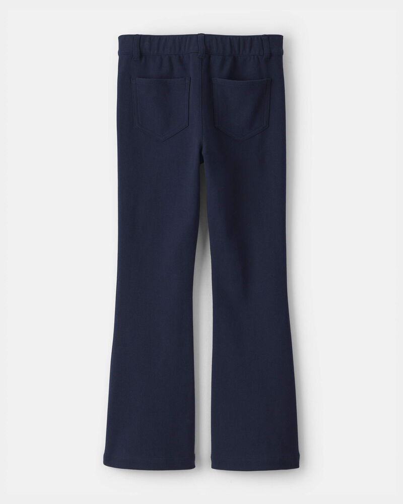 Filles - Pantalon d&rsquo;uniforme &eacute;vas&eacute; - Bleu marine, image 2 sur 3 diapositives