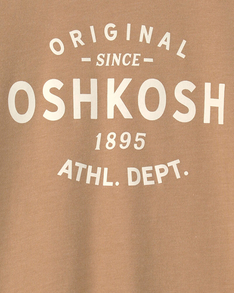 Toddler Boy Oshkosh Logo Long-Sleeve Tee - Brown, image 2 of 3 slides
