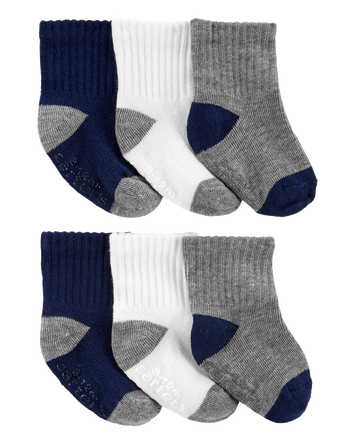 Toddler 6-Pack Crew Socks, 