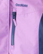 Girls 1-Piece Taslan Snowsuit - Violet, image 4 of 7 slides
