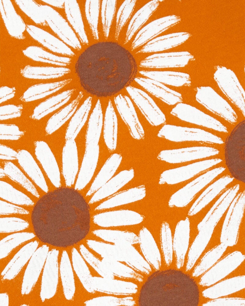 Toddler Sunflower Cotton Dress, image 3 of 4 slides