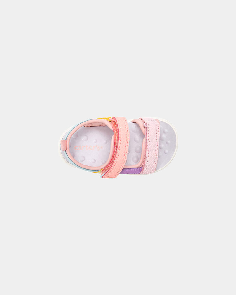 Baby Girl Every Step&reg; First Walker Sandals - Pink/Purple, image 4 of 6 slides