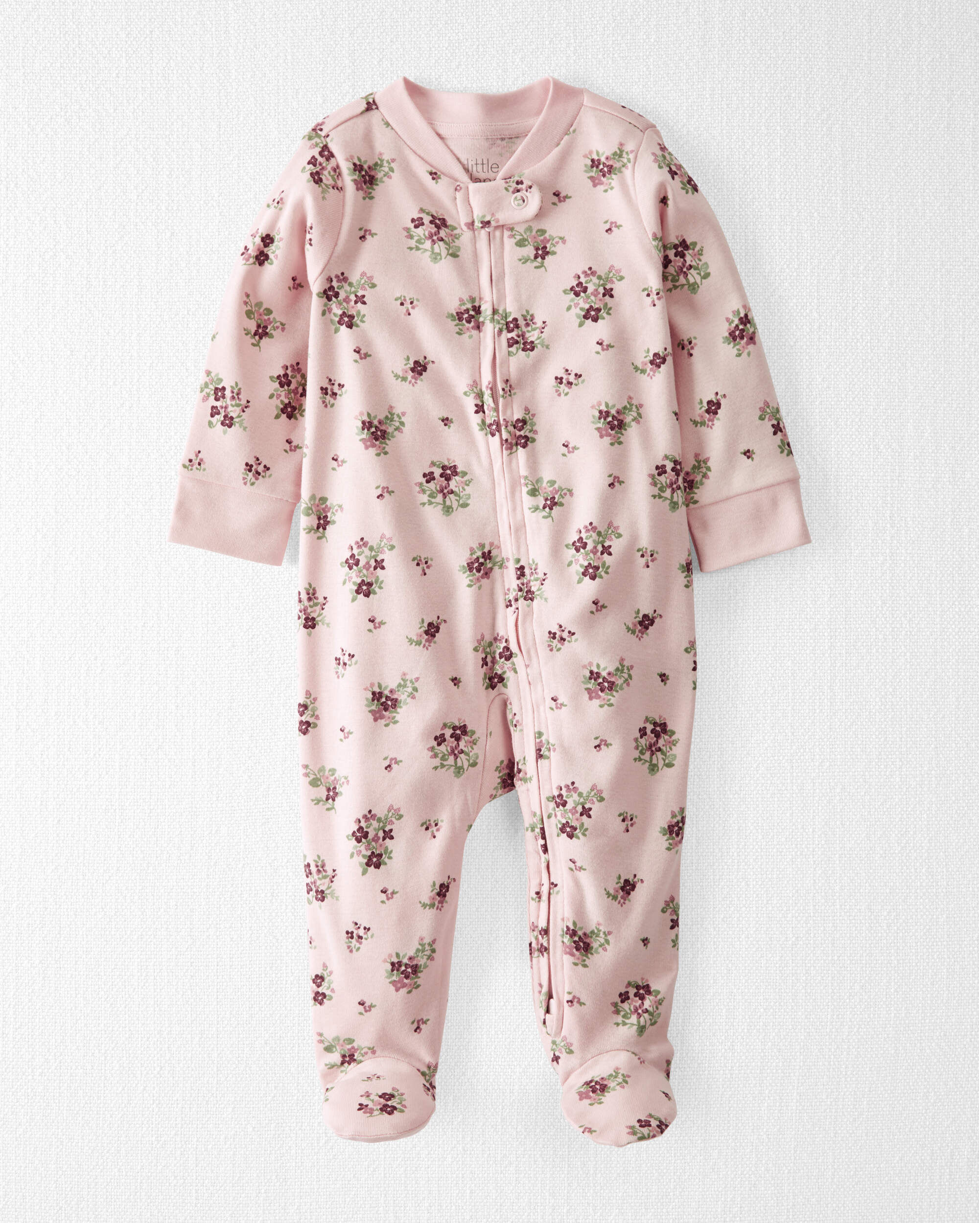 Baby Girls Baby Organic Cotton Sleeper NB Little Planet