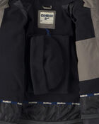 Boys 2 Piece Puffer Snowsuit- Taupe, image 5 of 13 slides