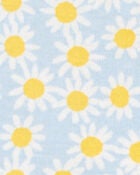 Toddler Daisy Floral Snug Fit Cotton Blend 1-Piece Pyjamas, image 2 of 4 slides