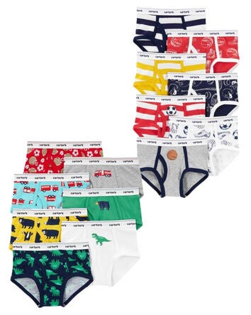Kid 14-Pack Cotton Briefs, 