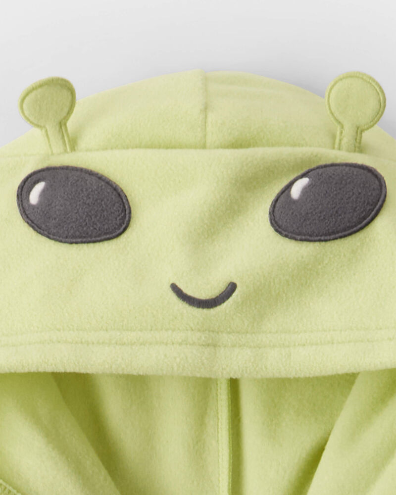 Boys Alien Fleece Long-Sleeve Snug Fit 1-Piece Pyjamas, image 2 of 3 slides