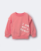 Toute-petit fille - Chandail ouat&eacute; double &eacute;paisseur &laquo;Out & About&raquo; &ndash; Rose, image 2 sur 5 diapositives