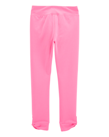 Enfant Pantalon à ourlet torsadé à taille haute - Rose, 