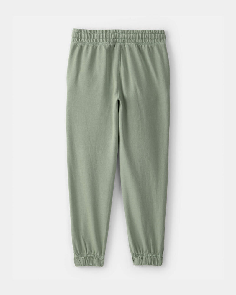 Gar&ccedil;ons - Pantalon de jogging en jersey bouclette - Vert, image 2 sur 3 diapositives
