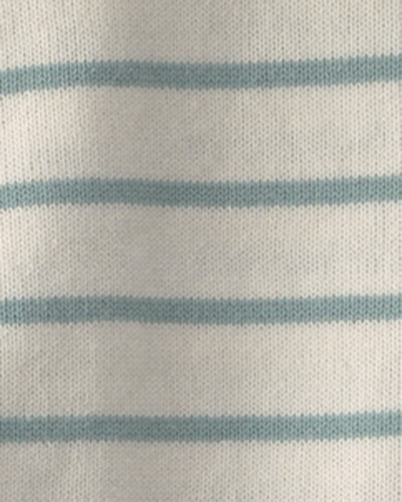 Boys 2-Piece Knit Top & Short Set Made with Organic Cotton in Stripes, image 4 of 5 slides