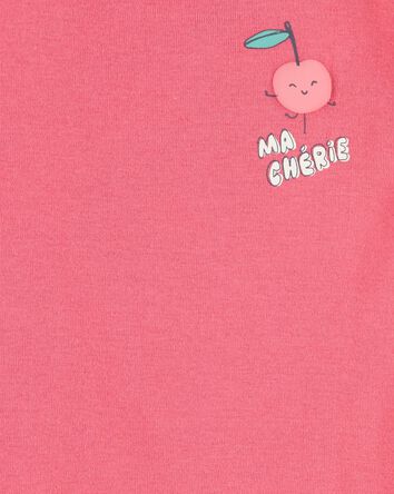 Toddler 4-Piece Cherry Cotton Pyjamas, 