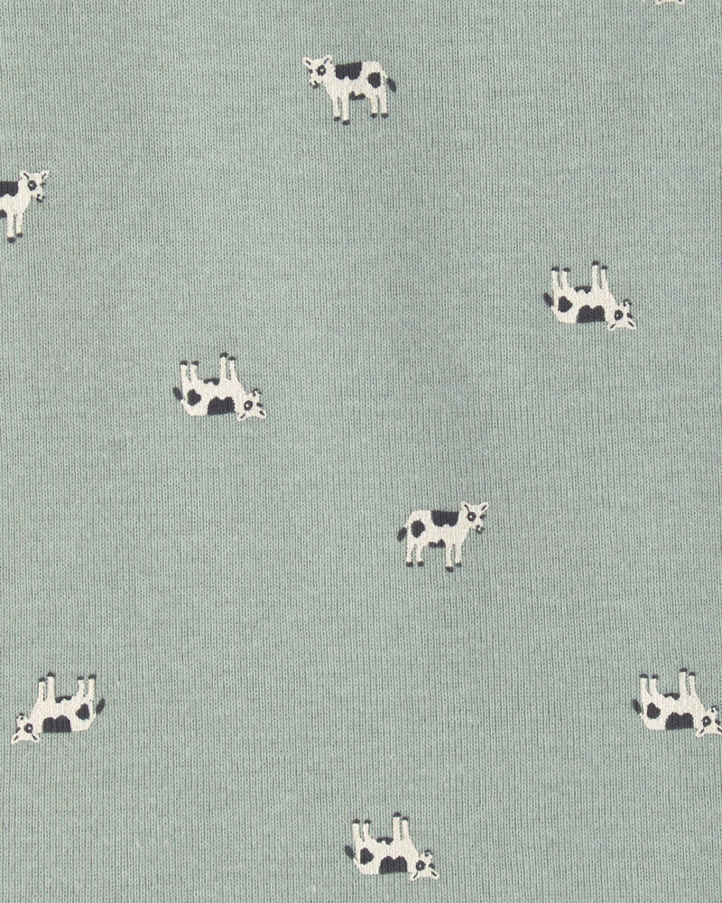 Baby 5-Pack Farm Animal Short-Sleeve Multipack Bodysuits, image 4 of 7 slides