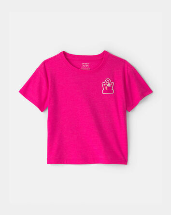 Toddler Girl 'My Bag's All Packed' Summer Graphic Tee - Pink, 