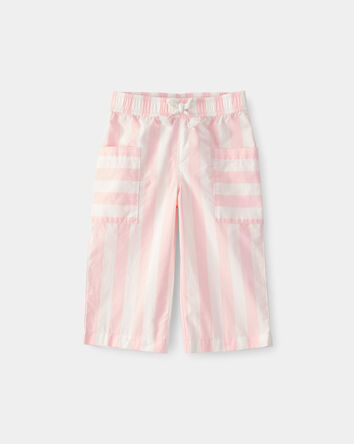 B&eacute;b&eacute; fille - Pantalon &agrave; rayures - Rose/Ivoire, 