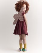 Tout-petit fille - Ailes de d&eacute;guisement &agrave; motif arc-en-ciel - Rose p&acirc;le, image 4 sur 8 diapositives
