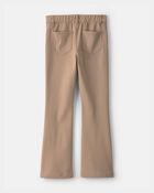 Girls Flare Uniform Pants - Khaki, image 2 of 4 slides