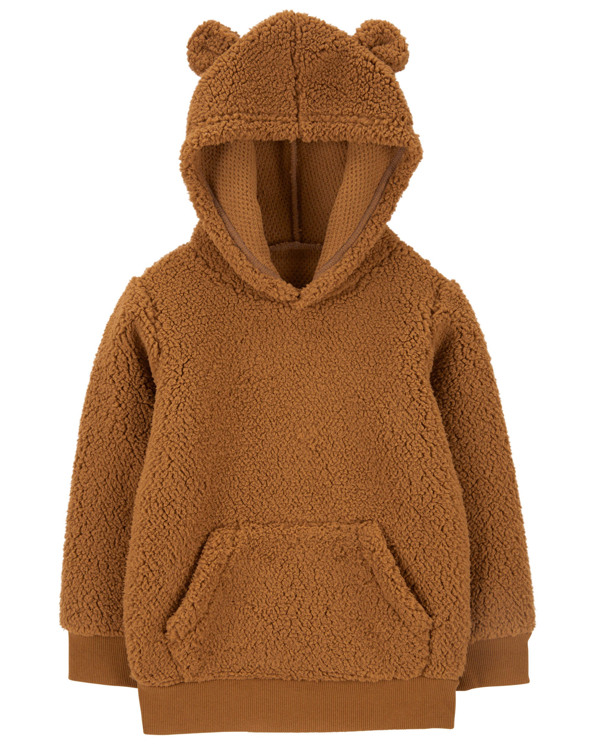 Brown Toddler Sherpa Hoodie Carter s Oshkosh Canada