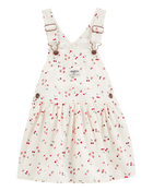Toddler Girl Cherry-Print Knit Jumper Dress, image 1 of 4 slides