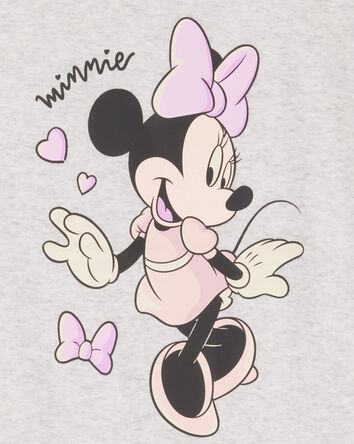 Kid Minnie Mouse Snug Fit Cotton 2-Piece Pyjamas, 