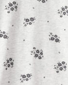 Toddler Girl Floral Top - Grey, image 2 of 3 slides
