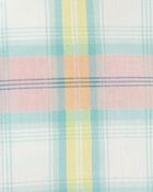 Baby Plaid Button-Front Shirt, image 2 of 3 slides