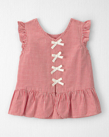 Girls 2-Piece Top & Short Set Made with Organic Cotton, 