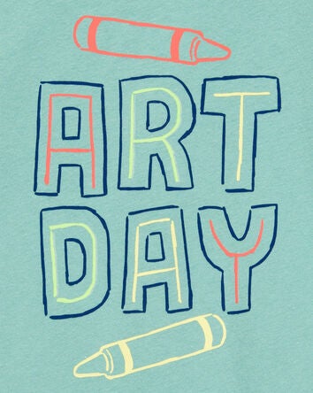 Toddler Art Day Exclusive Graphic Tee, 