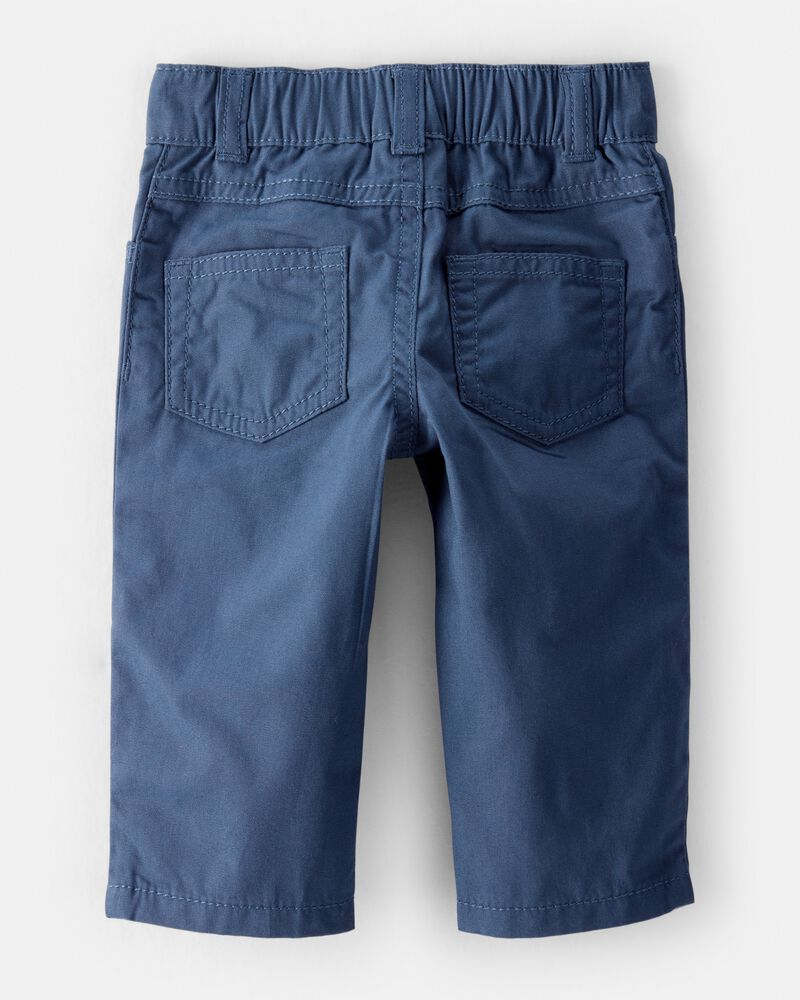 Baby Boy 2-Piece Plaid Shirt & Pant Set - Maroon/Ivory, image 2 of 5 slides