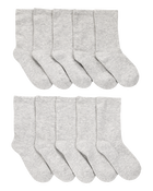 Enfant 10 paires de chaussettes mi-mollet - Gris, image 1 sur 3 diapositives