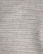 Baby Bear Sweater Knit Hooded Jacket - Grey, image 2 of 3 slides