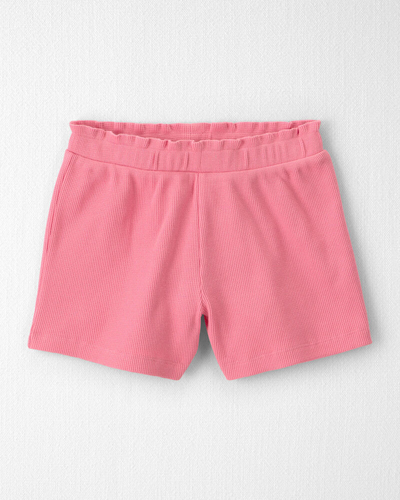 Filles - Ensemble 2 pi&egrave;ces haut et short en coton biologique, image 2 sur 4 diapositives