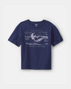 Gar&ccedil;ons - T-shirt &agrave; imprim&eacute; surf - Bleu marine, image 1 sur 2 diapositives