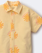 Tout-petit gar&ccedil;on - Chemise boutonn&eacute;e &agrave; manches courtes &agrave; imprim&eacute; Rayon de soleil - Jaune, image 6 sur 6 diapositives