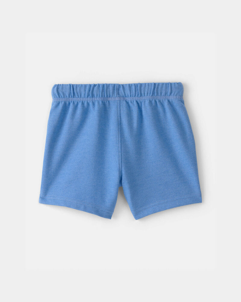 Tout-petit gar&ccedil;on - Shorts en Jersey bouclette - Bleu, image 2 sur 3 diapositives