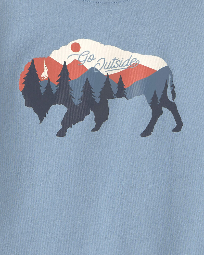 Toddler Boy Buffalo Long-Sleeve Graphic Tee - Blue, image 2 of 3 slides