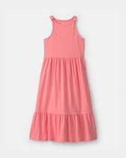 Girls Sleeveless Maxi Dress - Pink, image 1 of 4 slides