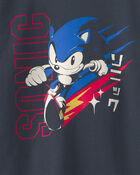 Boys Sonic The Hedgehog&trade; Pullover Sweatshirt - Navy Blue, image 3 of 3 slides