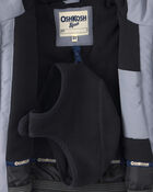 Toddler Boy 2 Piece Snowsuit- Grey, image 5 of 13 slides