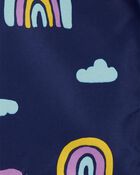 Rainbow Print Rain Jacket, image 3 of 3 slides