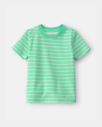Tout-petit - T-shirt &agrave; rayures - Vert, 
