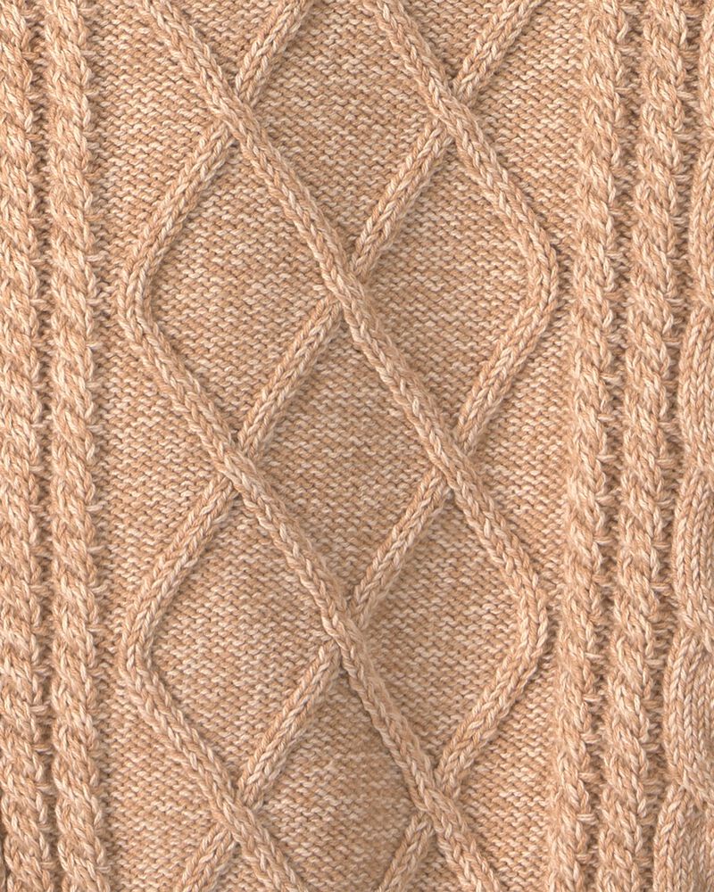 Tout-petit gar&ccedil;on - Chandail en tricot c&acirc;bl&eacute; - Beige, image 2 sur 2 diapositives