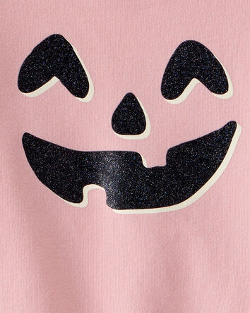 Toddler Halloween Pumpkin Crew Neck Sweatshirt, 