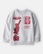 Boys &copy;Marvel Spider-Man Pullover Sweatshirt - Grey, image 1 of 4 slides