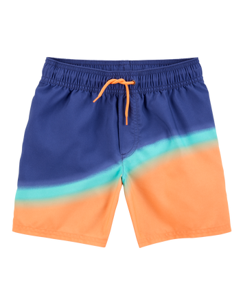 Kid Colourblock Swim Trunks, 
