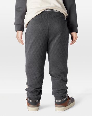 Toddler Solid Cotton Blend Pants - Gray, 