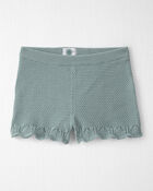 Toddler Girl 2-Piece Organic Cotton Knit Top & Short Set, image 2 of 5 slides