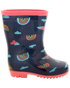 Rainbow Rain Boots, image 2 of 7 slides